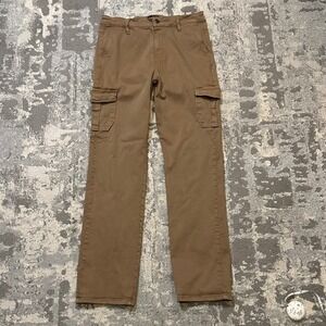 Well‎ Worn Women Tan Cargo Pants Size 10/30 Utility Style Casual Everyday